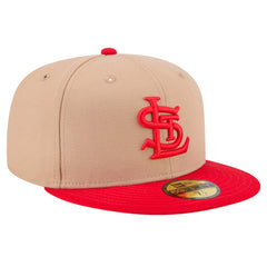 St. Louis Cardinals 59FIFTY Fitted Hat - Khaki | New Era