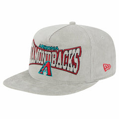Arizona Diamondbacks Gray Corduroy Golfer Snapback Hat | New Era