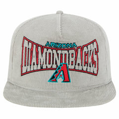 Arizona Diamondbacks Gray Corduroy Golfer Snapback Hat | New Era