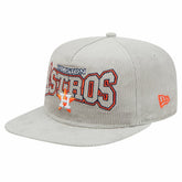 Houston Astros Gray Corduroy Golfer Snapback Hat | New Era