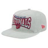Washington Nationals Gray Corduroy Golfer Snapback Hat | New Era