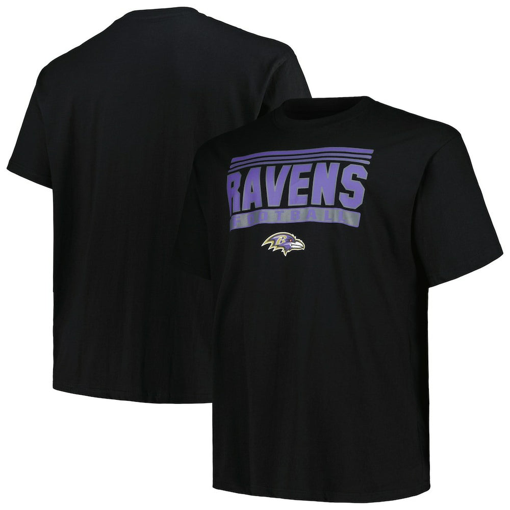 Baltimore Ravens Big & Tall Pop T-Shirt - Black on sale