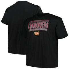 Washington Commanders Big & Tall Pop T-Shirt - Black for sale