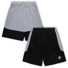 New Orleans Saints Big & Tall Team Logo Shorts - Black for sale