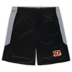 Cincinnati Bengals Big & Tall Team Logo Shorts - Black online