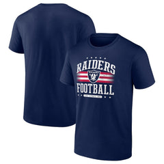 Las Vegas Raiders Big & Tall Americana T-Shirt - Navy discount