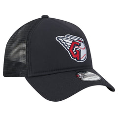 Cleveland Guardians 9FORTY A-Frame Trucker Adjustable Hat - Navy | New Era
