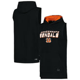 Cincinnati Bengals MSX by Michael Strahan Captain Sleeveless Hoodie T-Shirt - Black on sale
