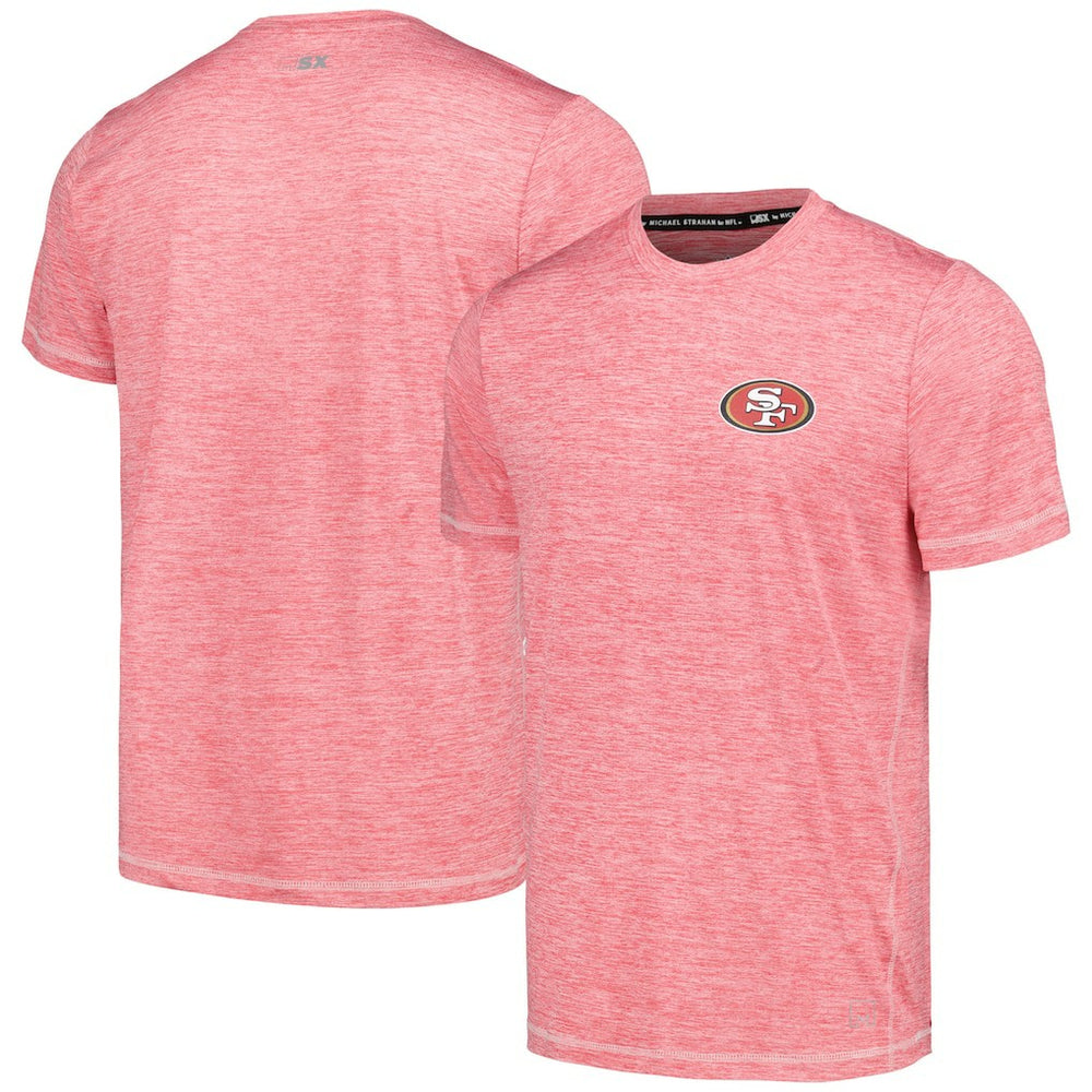 San Francisco 49ers MSX by Michael Strahan Motion Space-Dye T-Shirt - Scarlet on sale