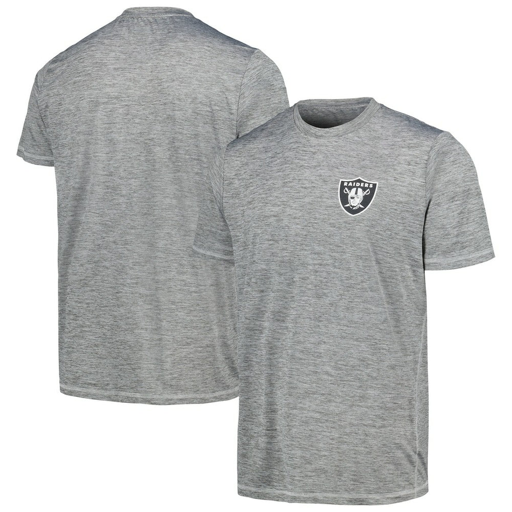 Las Vegas Raiders MSX by Michael Strahan Motion Space-Dye T-Shirt - Gray for sale
