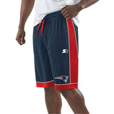 New England Patriots Starter Fan Favorite Fashion Shorts - Navy/Red online