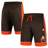 Cleveland Browns Starter Vintage Fan Favorite Shorts - Brown/Orange outlet