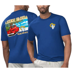 Los Angeles Rams Margaritaville Licensed to Chill T-Shirt - Royal online