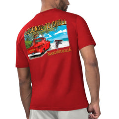 Atlanta Falcons Margaritaville Licensed to Chill T-Shirt - Red on sale
