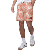 San Francisco 49ers Margaritaville Sandwashed Monstera Print Amphib Shorts - Scarlet outlet