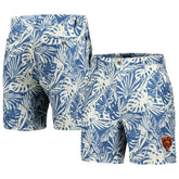 Chicago Bears Margaritaville Sandwashed Monstera Print Amphib Shorts - Navy for sale
