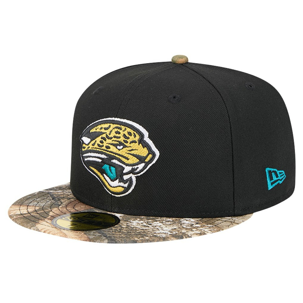 New Era Jacksonville Jaguars Black Active Two-Tone Camo 59FIFTY Fitted Hat sale