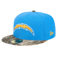 New Era Los Angeles Chargers Powder Blue Active Two-Tone Camo 59FIFTY Fitted Hat online