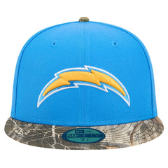 New Era Los Angeles Chargers Powder Blue Active Two-Tone Camo 59FIFTY Fitted Hat online