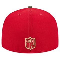 New Era San Francisco 49ers Scarlet Active Two-Tone Camo 59FIFTY Fitted Hat for sale