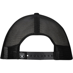 New Era Las Vegas Raiders Distressed 9FIFTY A-Frame Snapback Hat - White/Black on sale