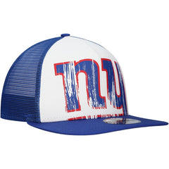 New Era New York Giants Distressed 9FIFTY A-Frame Snapback Hat - White/Royal on sale