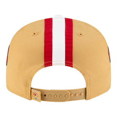 San Francisco 49ers New Era Throwback Helmet 9FIFTY Snapback Hat - Gold on sale