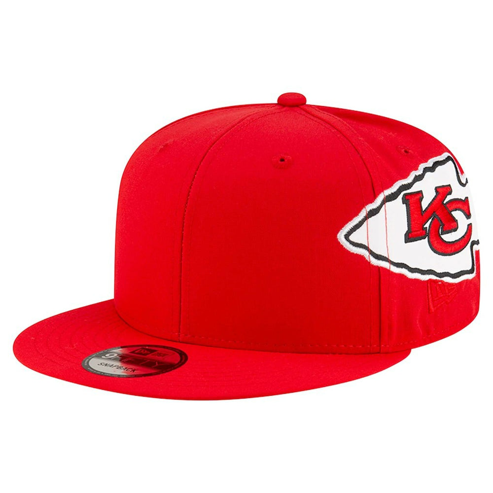 Kansas City Chiefs New Era Helmet 9FIFTY Snapback Hat - Red sale