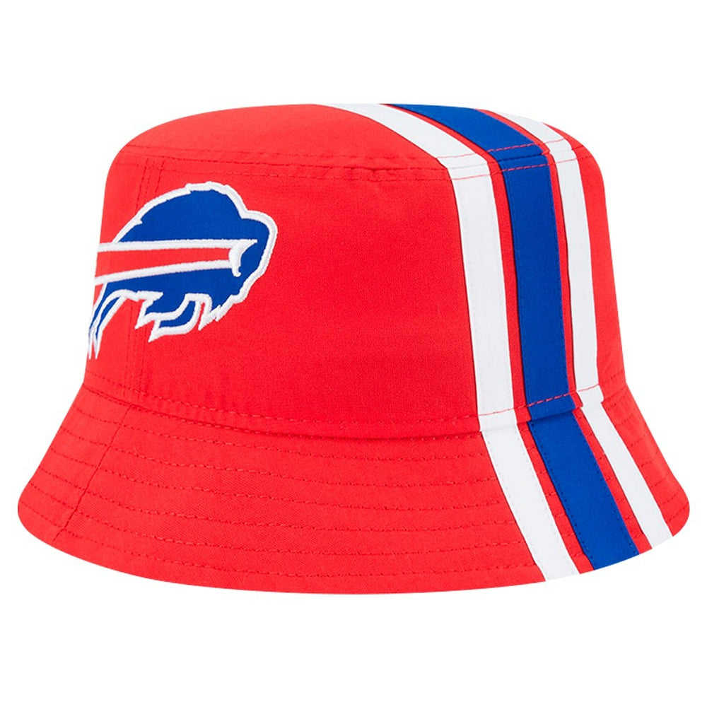 Buffalo Bills New Era Helmet Bucket Hat - Red for sale