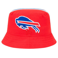 Buffalo Bills New Era Helmet Bucket Hat - Red for sale
