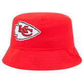 Kansas City Chiefs New Era Helmet Bucket Hat - Red outlet