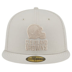 Cleveland Browns New Era Color Pack 59FIFTY Fitted Hat - Stone outlet