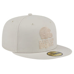 Cleveland Browns New Era Color Pack 59FIFTY Fitted Hat - Stone outlet