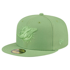 Miami Dolphins New Era Color Pack 59FIFTY Fitted Hat - Green on sale