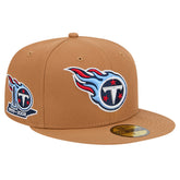 Tennessee Titans New Era Color Pack 59FIFTY Fitted Hat with Side Patch - Tan sale