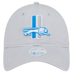Detroit Lions New Era Women's Throwback Main Core Classic 2.0 9TWENTY Adjustable Hat - Silver sale