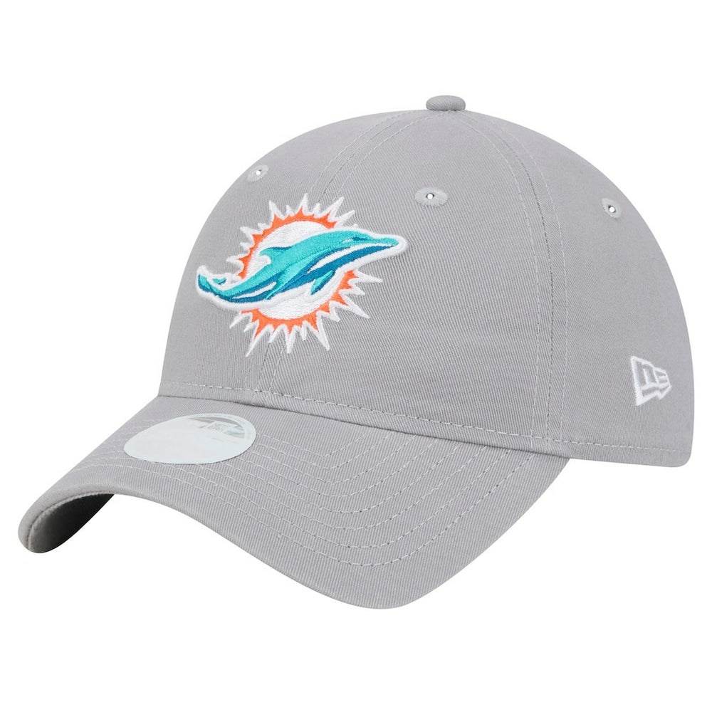 Miami Dolphins New Era Women's Main 9TWENTY Adjustable Hat - Gray for sale