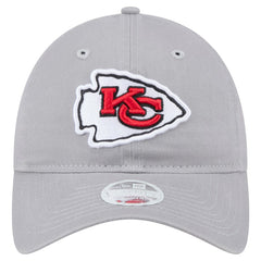 Kansas City Chiefs New Era Women's Main 9TWENTY Adjustable Hat - Gray cheap