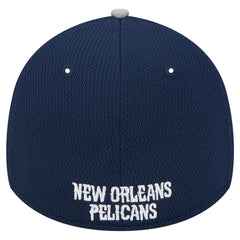 New Orleans Pelicans Active Trim 39THIRTY Flex Hat - Gray/Navy | New Era cheap