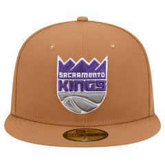 Sacramento Kings Color Pack 59FIFTY Fitted Hat - Tan | New Era outlet