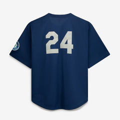 Seattle Mariners Big & Tall Cooperstown Collection Mesh Batting Practice Jersey - Navy | Mitchell & Ness