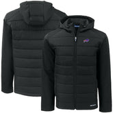 Buffalo Bills Cutter & Buck Big & Tall Evoke Hybrid Eco Softshell Recycled Full-Zip Hooded Jacket - Black online