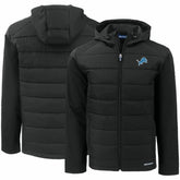 Detroit Lions Cutter & Buck Evoke PrimaLoft Hybrid Eco Softshell Recycled Full-Zip Hooded Jacket - Black sale