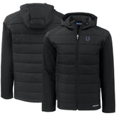 Indianapolis Colts Cutter & Buck Evoke PrimaLoft Hybrid Eco Softshell Recycled Full-Zip Hooded Jacket - Black on sale