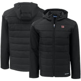 New York Giants Cutter & Buck Evoke PrimaLoft Hybrid Eco Softshell Recycled Full-Zip Hooded Jacket - Black online