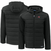 Tampa Bay Buccaneers Cutter & Buck Evoke PrimaLoft Hybrid Eco Softshell Recycled Full-Zip Hooded Jacket - Black sale