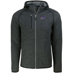 Buffalo Bills Cutter & Buck Mainsail Full-Zip Hooded Jacket - Heather Charcoal outlet