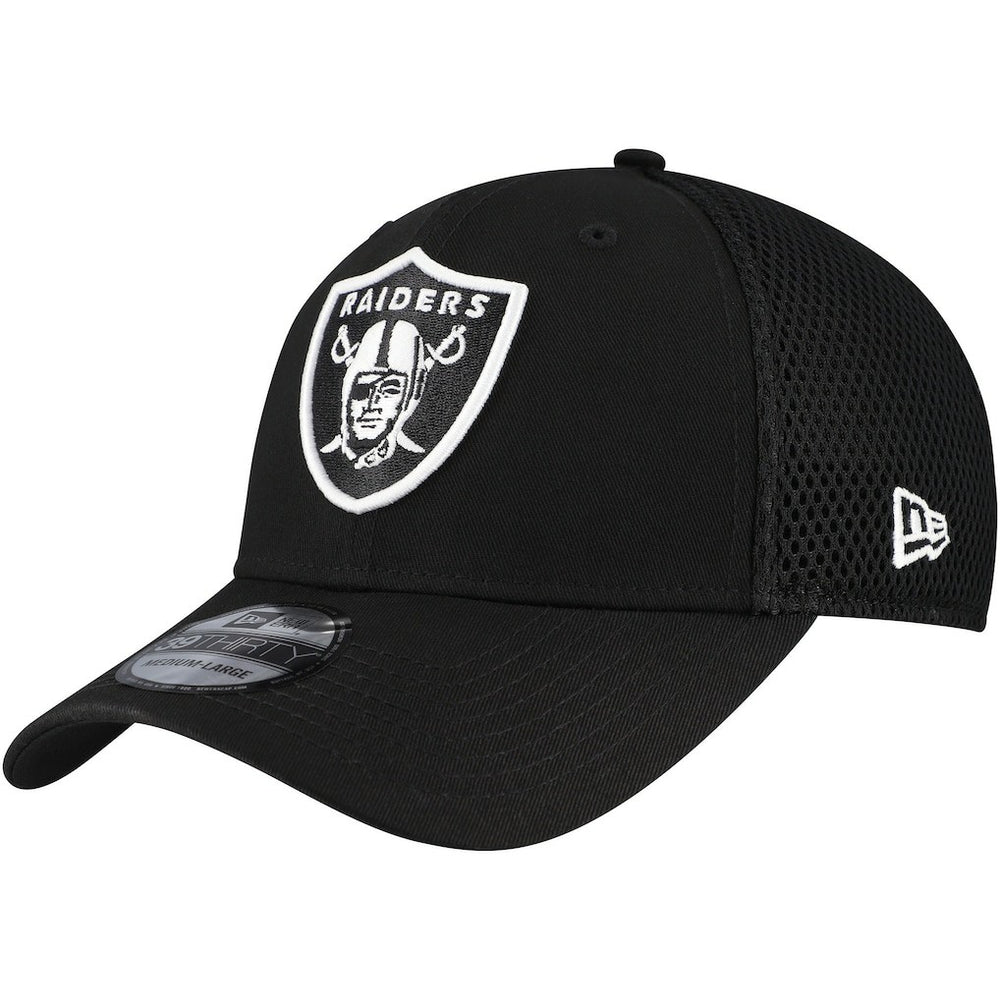 New Era Las Vegas Raiders Black Main Neo 39THIRTY Flex Hat cheap