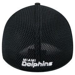 New Era Miami Dolphins Black Main Neo 39THIRTY Flex Hat for sale