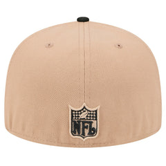 Atlanta Falcons New Era Throwback Logo Main 59FIFTY Fitted Hat - Tan outlet